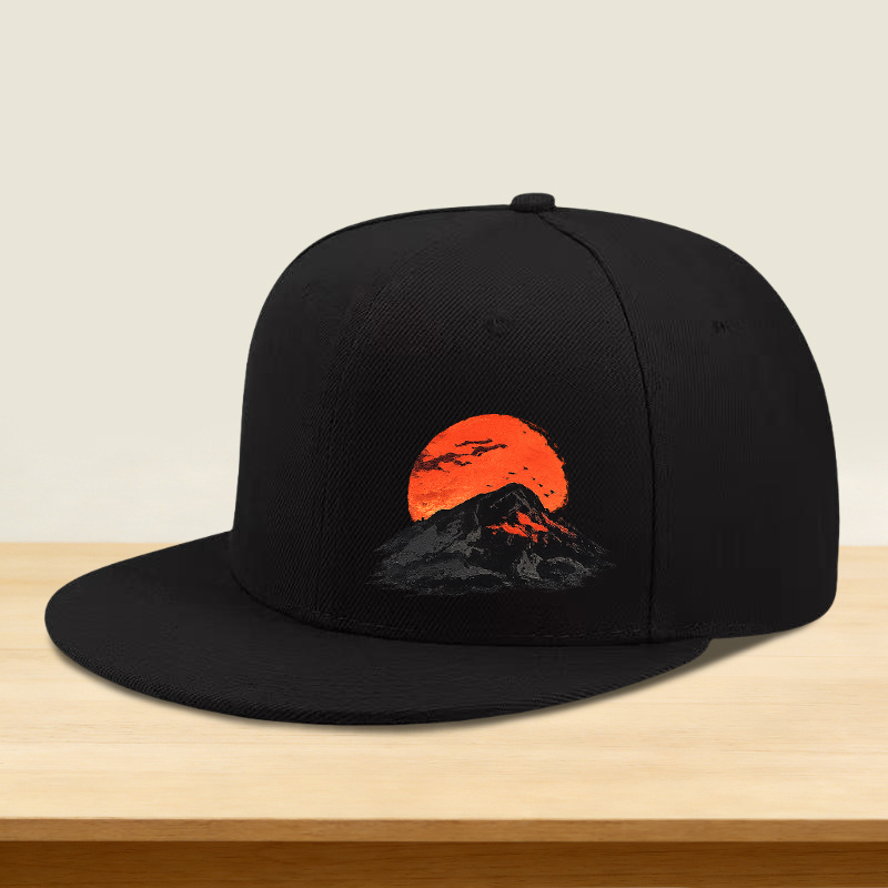 Outdoor Sport An - 1 Hip-hop Hat Featuring a Print