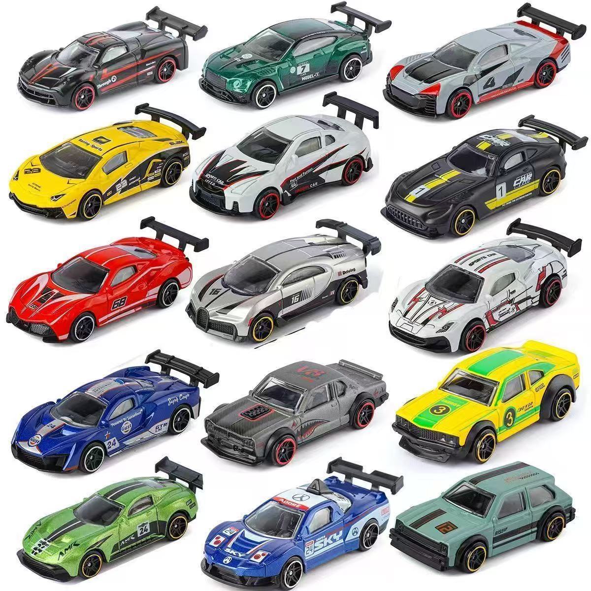 Outdoor Sports Accessories - Alloy Car Model Simulation 1:64 Sliding