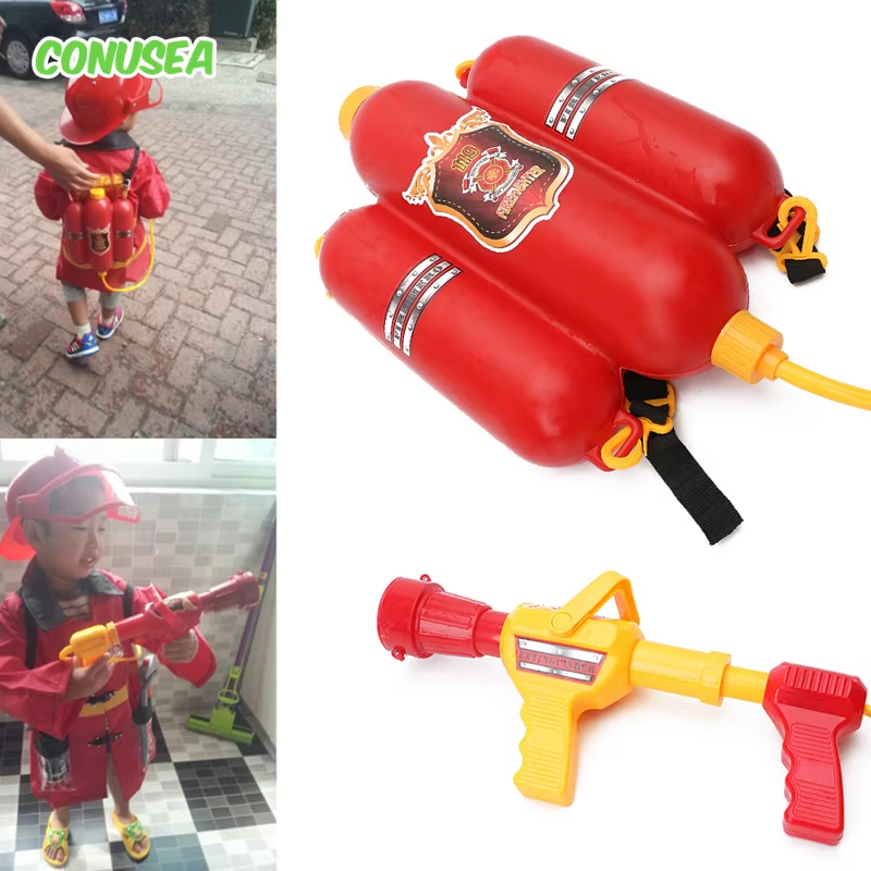 Outdoor Sport Games For Kids - Fire Backpack Water Gun Large Capacity