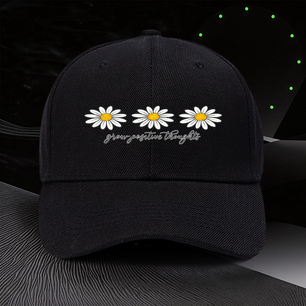 Outdoor Sport An - of Daisy Print Adjustable - Beanie,