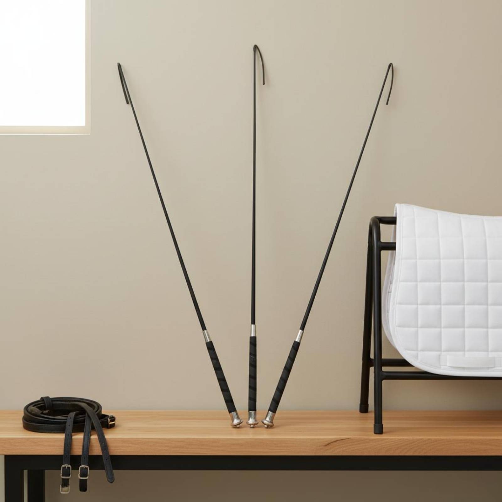 Riding Crop Dressage - 3 Pieces Dressage Training Whip Flexible