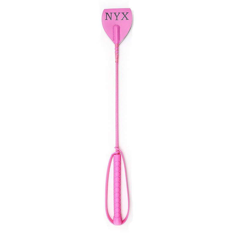 Riding Crop Dressage - 46.5cm Leather Long Straight Whip Flogger
