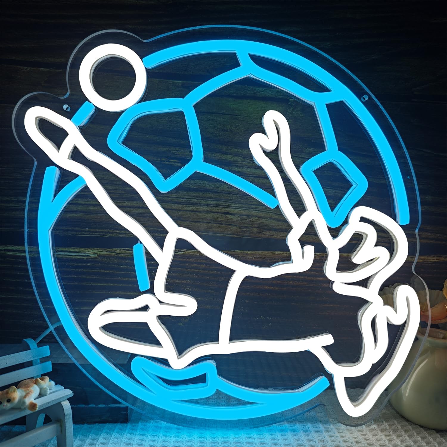 Outdoor Sport Club - Soccer Neon Sign USB Powered LED