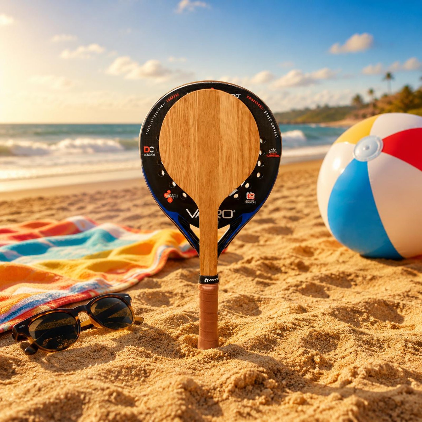 Wood Beach Tennis Racket Beach - đánh giá và giá Outdoor Sports Accessories