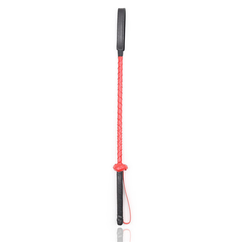 56cm Red and Black Leather Lon - đánh giá và giá Riding Crop Dressage