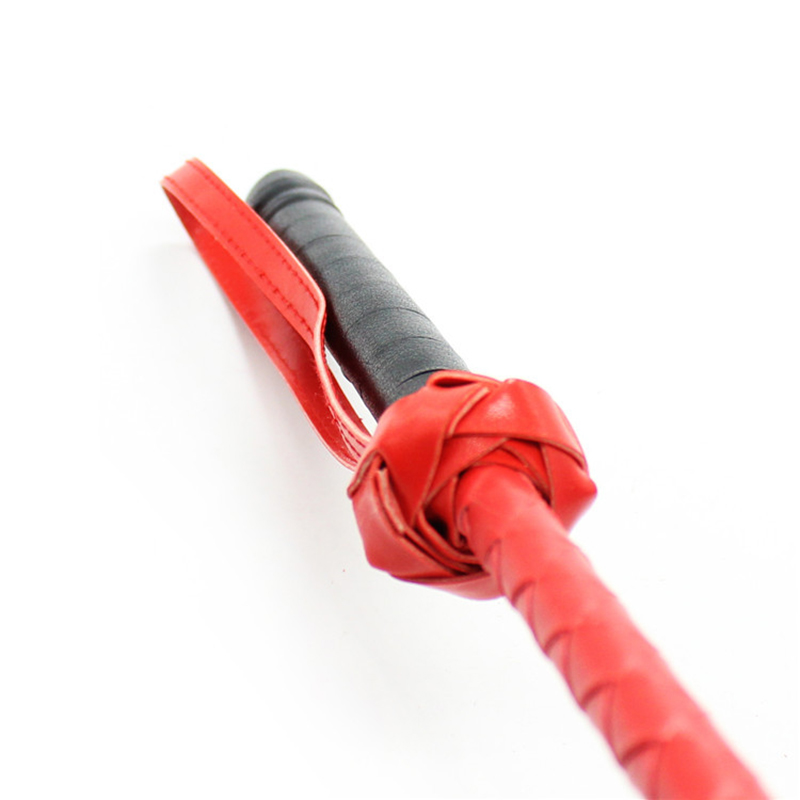 56cm Red and Black Leather Lon - đánh giá và giá Riding Crop Dressage
