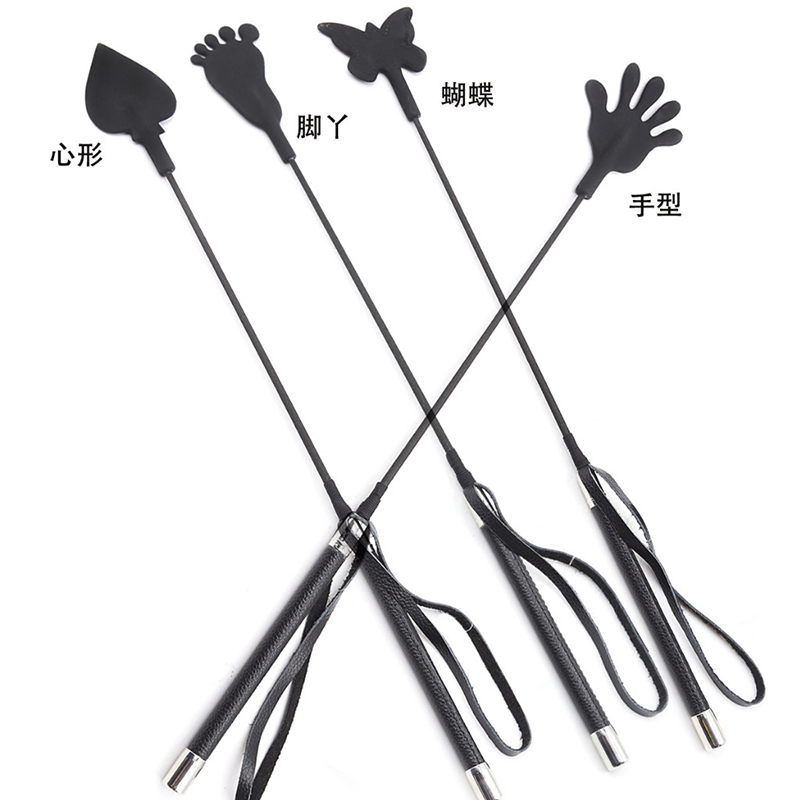 55CM Black Silicone Butterfly  - đánh giá và giá Riding Crop Dressage
