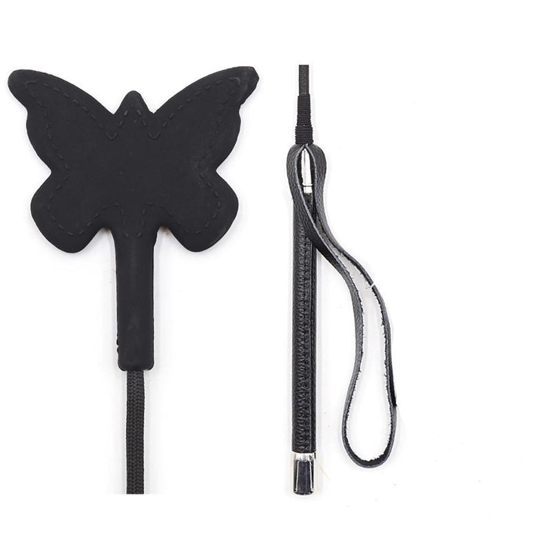 55CM Black Silicone Butterfly  - đánh giá và giá Riding Crop Dressage