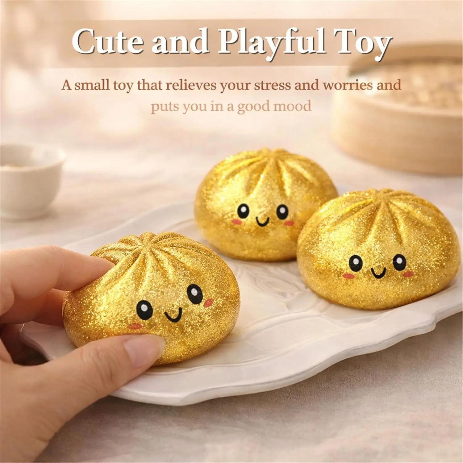 Mini Glitter Dumpling Squishy  - đánh giá và giá Outdoor Sports Accessories
