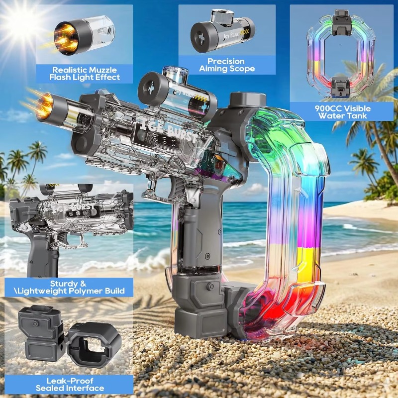 LED Ring-shaped Electric Water - đánh giá và giá Outdoor Sport Games For Kids