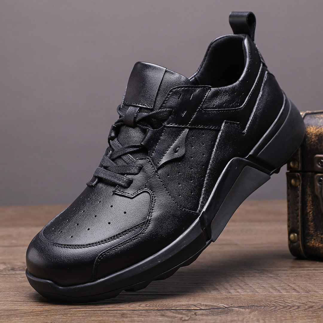 Genuine Leather Shoes Men Tren - đánh giá và giá Outdoor Sport With Sticks