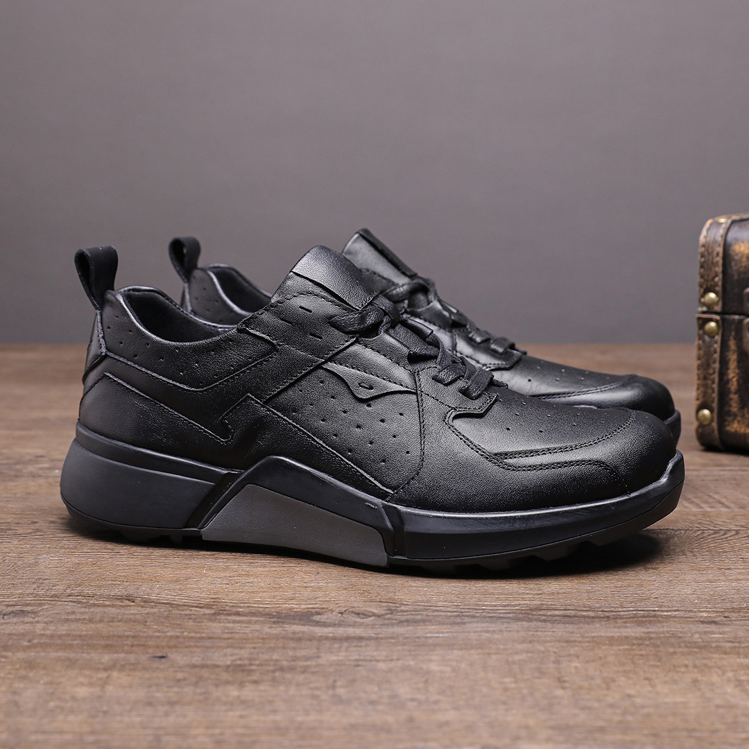 Genuine Leather Shoes Men Tren - đánh giá và giá Outdoor Sport With Sticks
