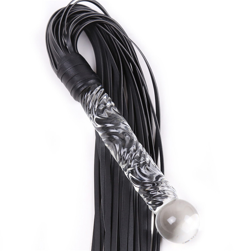70cm Glass Handle Black Leathe - đánh giá và giá Riding Crop Dressage