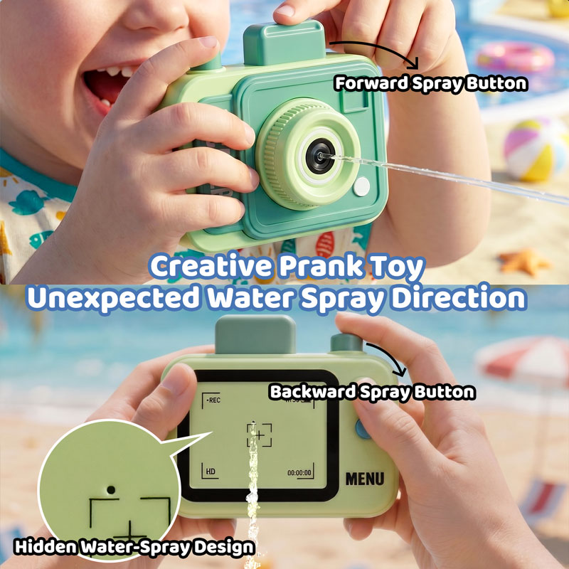 Double-sided Water Gun Camera  - đánh giá và giá Outdoor Sport Games For Kids