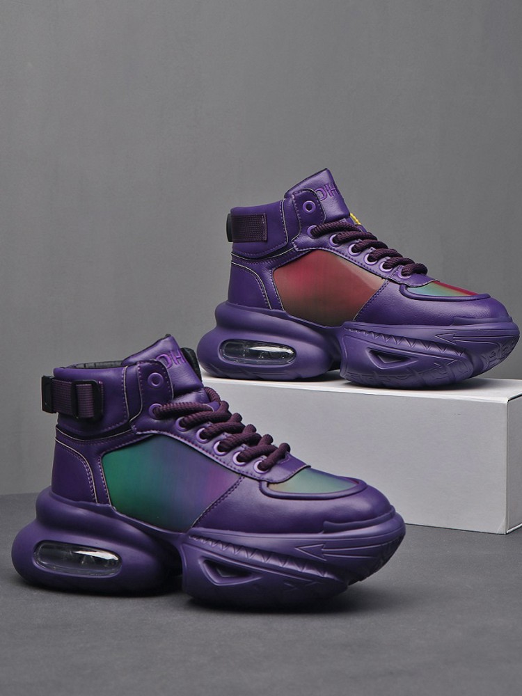 Fashion Mens High Top Spliced  - đánh giá và giá Outdoor Sport With Sticks