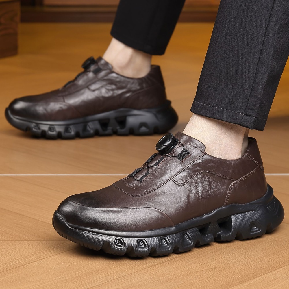 Trendy Cow Leather Shoes Men A - đánh giá và giá Outdoor Sport With Sticks