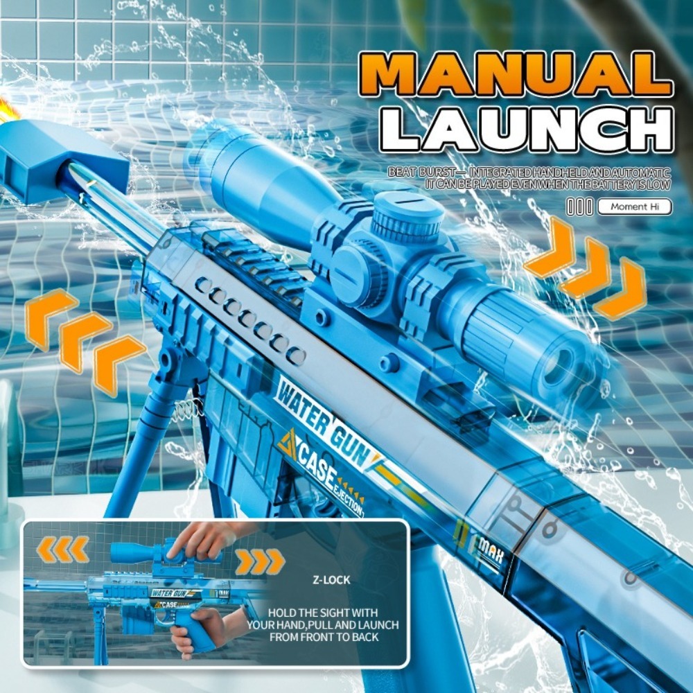 Electric Automatic Sniper Wate - đánh giá và giá Outdoor Sport Games For Kids