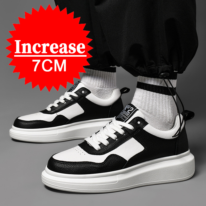Luxury Leather Elevator Shoes  - đánh giá và giá Outdoor Sport With Sticks
