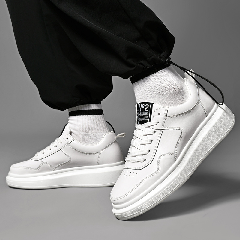 Luxury Leather Elevator Shoes  - đánh giá và giá Outdoor Sport With Sticks